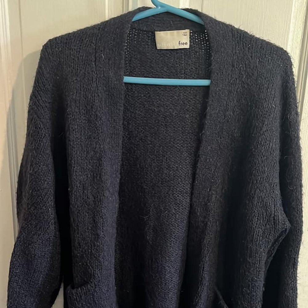 Wilfred Free XXS Blue Cardigan